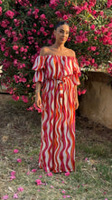 Load image into Gallery viewer, Candy Cane Off shoulder

