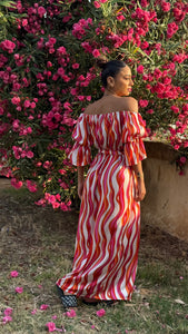 Candy Cane Off shoulder