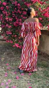 Candy Cane Off shoulder