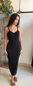 Black V Marlin Dress