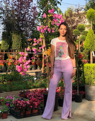 Mauve trousers – 02178-0050
