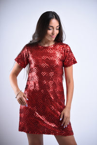 lady in red payetta
