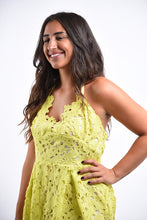 Load image into Gallery viewer, Neon Lace Midi Dress
