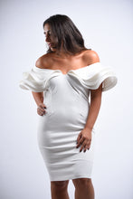 Load image into Gallery viewer, Angelic Ruffle White Midi
