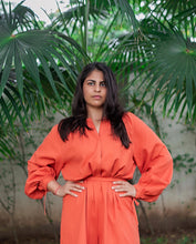 Load image into Gallery viewer, Desi Linen Short Jumpsuit
