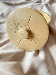 Handmade Emblem Wooden Container
